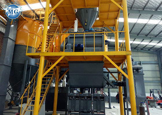 De automatische Verpakking 10-20T/H droogt Mortier het Groeperen Installatietegel Zelfklevende het Maken Machine