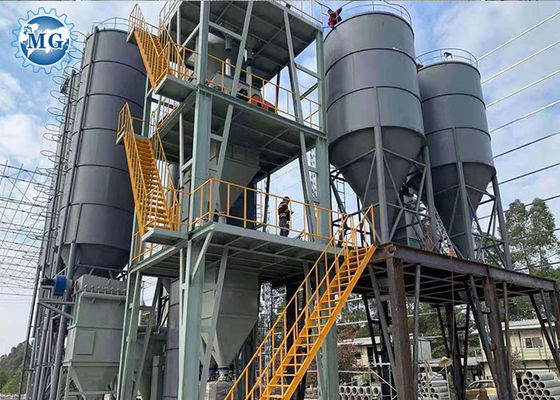 10-15t/H droog de Machines 0.4Mpa van het Mengelingsmortier met de Collector van het Cycloonstof