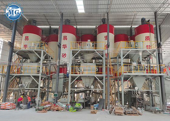 120Kw droog de Productielijn 30T van het Poedermortier/Volledig Automatisch het Zandcement van H