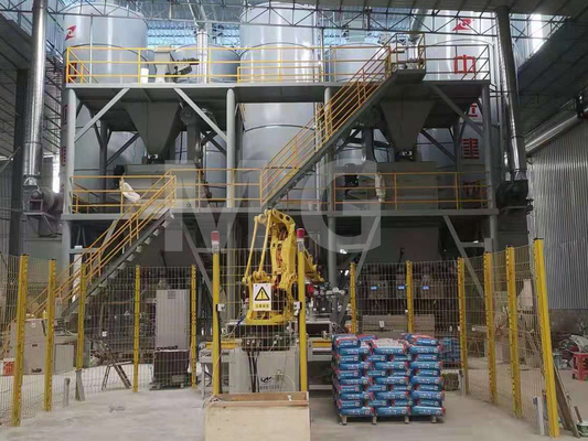 10-12T/H droog de Pleister van de Mortiertegel het Mengen zich Machine Volledig Automatisch Hoog rendement